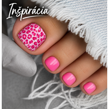 Wraps Stickers - Nálepky na estetickú pedikúru - ANIMAL (PINKY PINK)